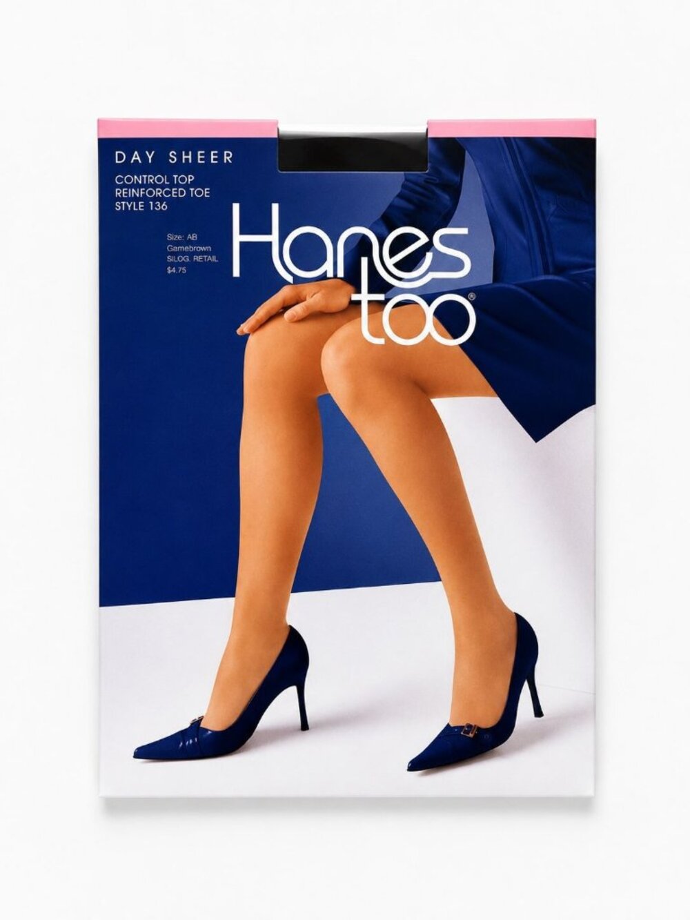 Hanes Too Pantyhose Day Sheer Control Top Style 136 AB Gentle Brown